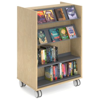 Marvel Library Mobile Double Shelf Unit