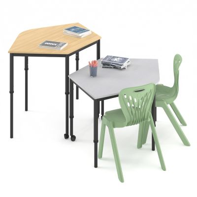 SmarTable Nexus Penta Height Adjustable Sit Stand Student Table