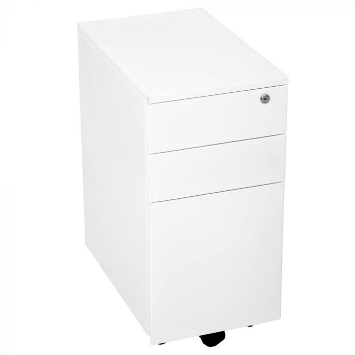 slimline pedestal drawers