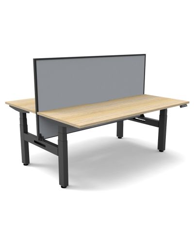 Ascendo Plus Double Electronic Sit Stand Desk with Screen