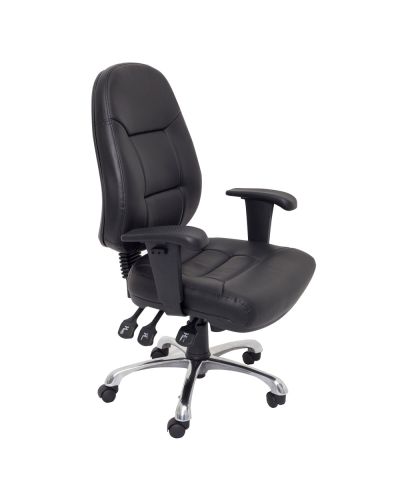 PU300 High Back Commercial Grade Chair with Arms