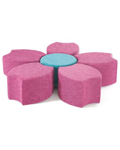 Bloom Petal Shaped Ottoman