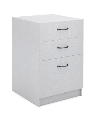 Commercial Fixed Pedestal - 2 Pen / 1 File Drawer