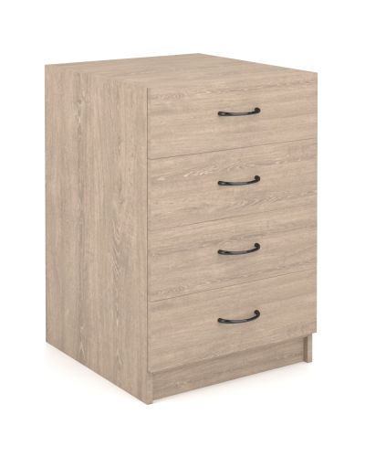 Commercial Fixed Pedestal - 4 Pen Drawers