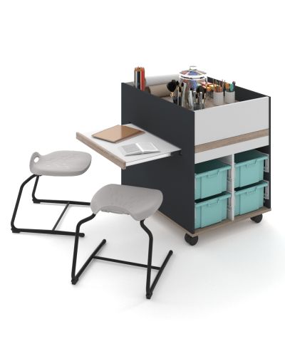 Dynami Sled Base Student Chair - Low Back  