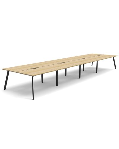 Eternity Double Sided Desk - Eight Person