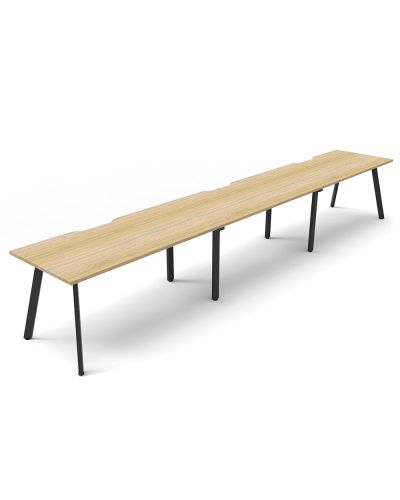 Eternity Single Sided Desk - Three  Person