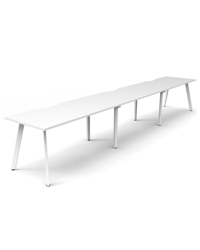 Eternity Single Sided Desk - Three  Person