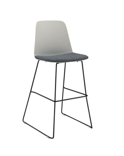 Lola Bench Stool - Plastic Shell with Seat Pad