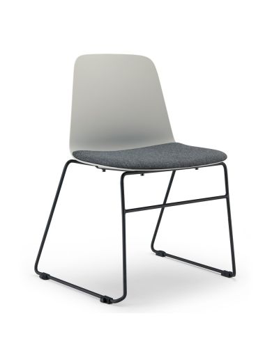 Lola Stacking Chair - Plastic Shell with Seat Pad