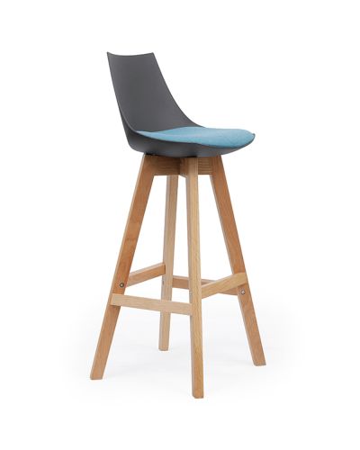 Luna Oak 4 Leg Barstool