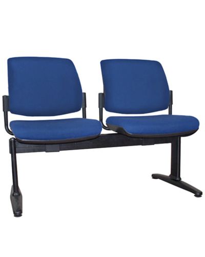 Malmo Visitor Beam Seat - 2 Seater Fully Upholstered 