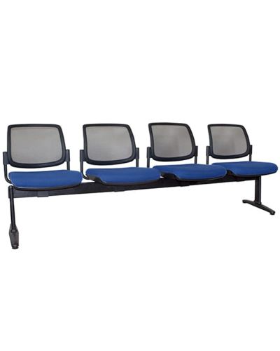 Malmo Mesh Back Visitor Beam Seat - 4 Seater