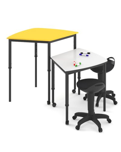 SmarTable Nexus Link Height Adjustable Sit Stand Student Table