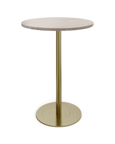 Disc Base Round High Table