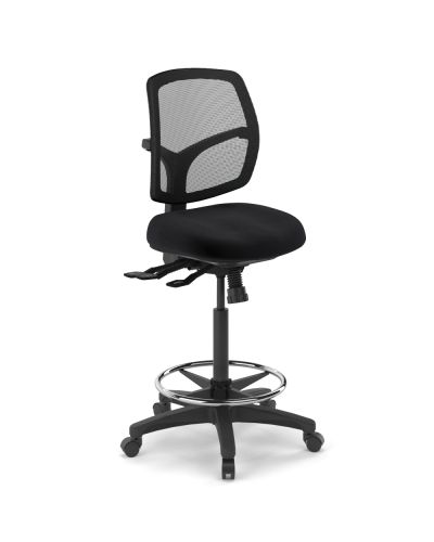 Riva Max Mesh Ergo Chair With Drafting Kit Base