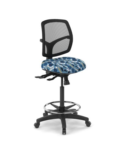 Riva Max Mesh Ergo Chair With Drafting Kit Base