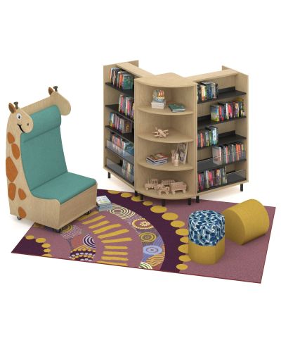 Giraffe Diplo Den Reading Chair - Straight