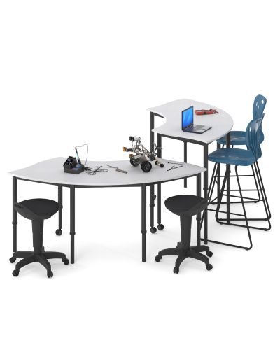 Smartable Twist Curve Sit Stand Student Table