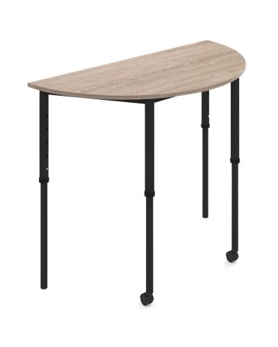 SmarTable Clique Arc Table Sit Stand Rural Oak