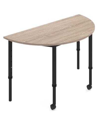 Smartable Clique Arc Table -Adjustable Height - Rural Oak Top