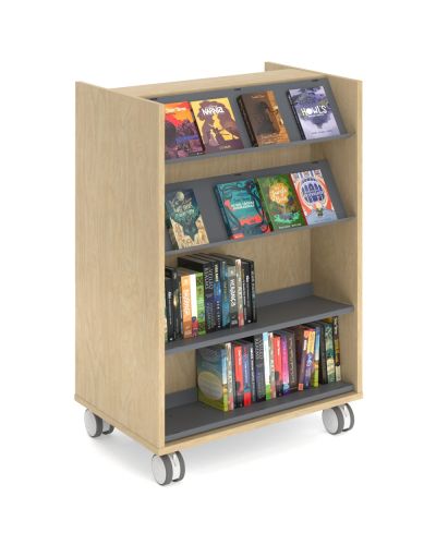 Marvel Library Mobile Double Shelf Unit