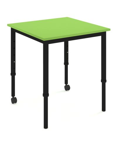 Smartable Nexus Square Table - Adjustable Height Table -  Juice Top