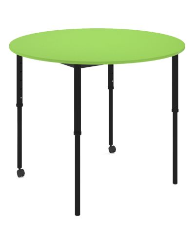 Smartable Sit Stand Crew Round Table -1200Dia - Juice Top