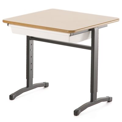 Adjustable Height Single Student Desk