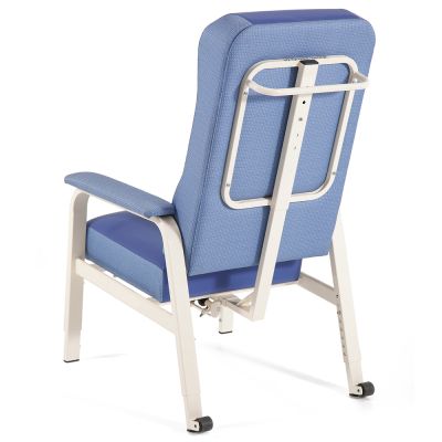 Adjustable Healthcare Patient Lounge Chair Standard Size with Fixed Arms