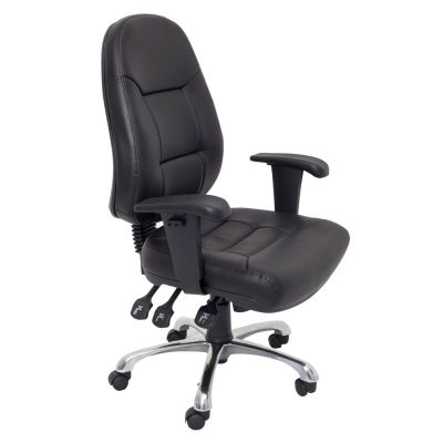 PU300 High Back Commercial Grade Chair with Arms