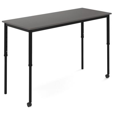 SmarTable Clique Straight Height Adjustable Sit Stand Student Desk