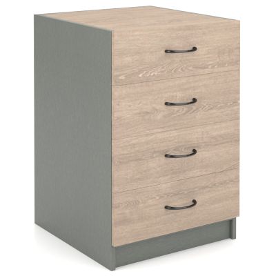 Commercial Fixed Pedestal - 4 Pen Drawers