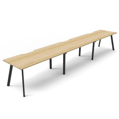 Eternity Single Sided Desk - Three  Person