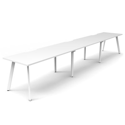 Eternity Single Sided Desk - Three  Person