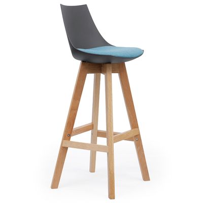 Luna Oak 4 Leg Barstool