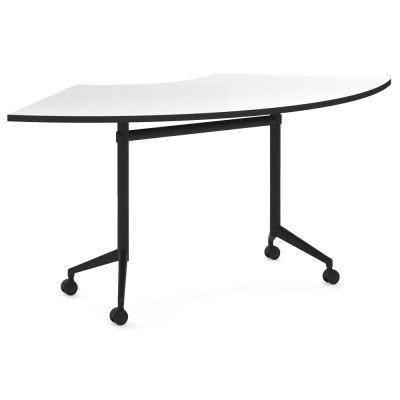 Mars Curve Mobile Flip Top Table