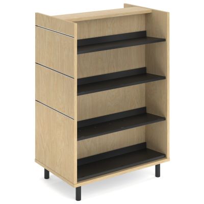 Marvel Library Double Shelf Unit with Slatwall