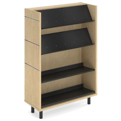 Marvel Library Single Shelf Unit with Slatwall