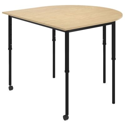 SmarTable Clique D-End Height Adjustable Sit Stand School Table