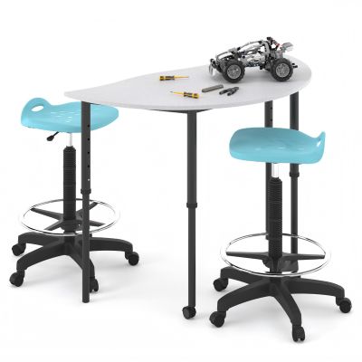 SmarTable Twist Arc Height Adjustable Sit Stand Student Table