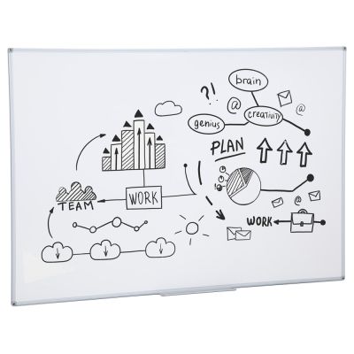 Wall Mounted Porcelain Whiteboard