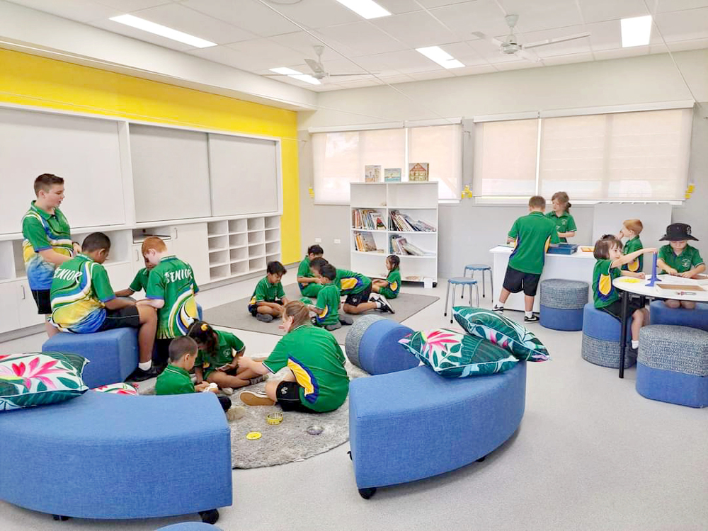 Woogaroo Creek State School Library Ottoman 2